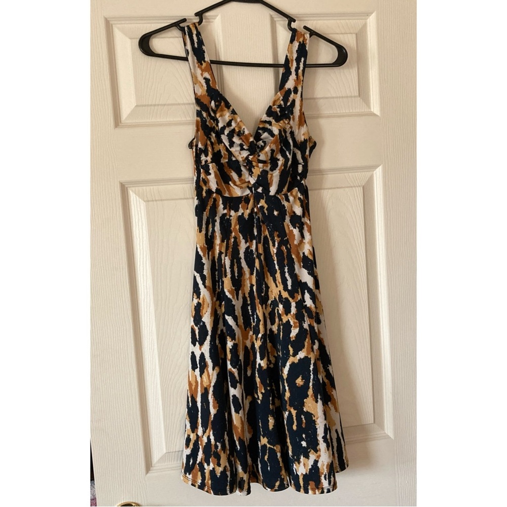 Animal print dress size XS